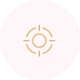 Icon representing customer-centered approach